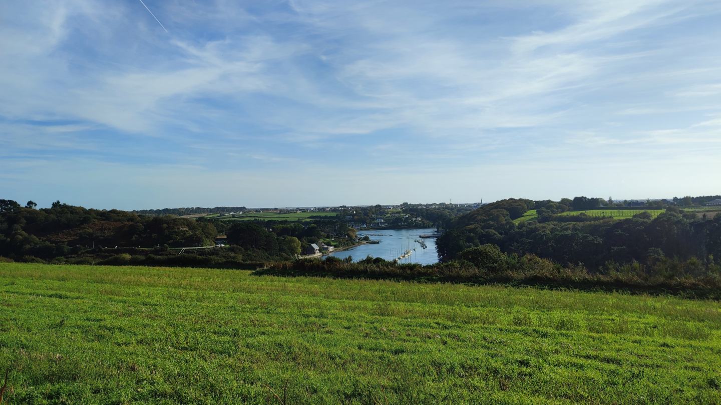 L'Aber Wrac'h vu du chemin de randonnée | Plouguerneau 