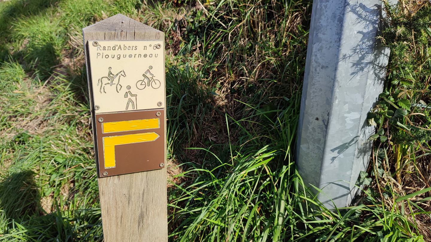 La balise Rand'Abers N°6 sera le guide sur la boucle