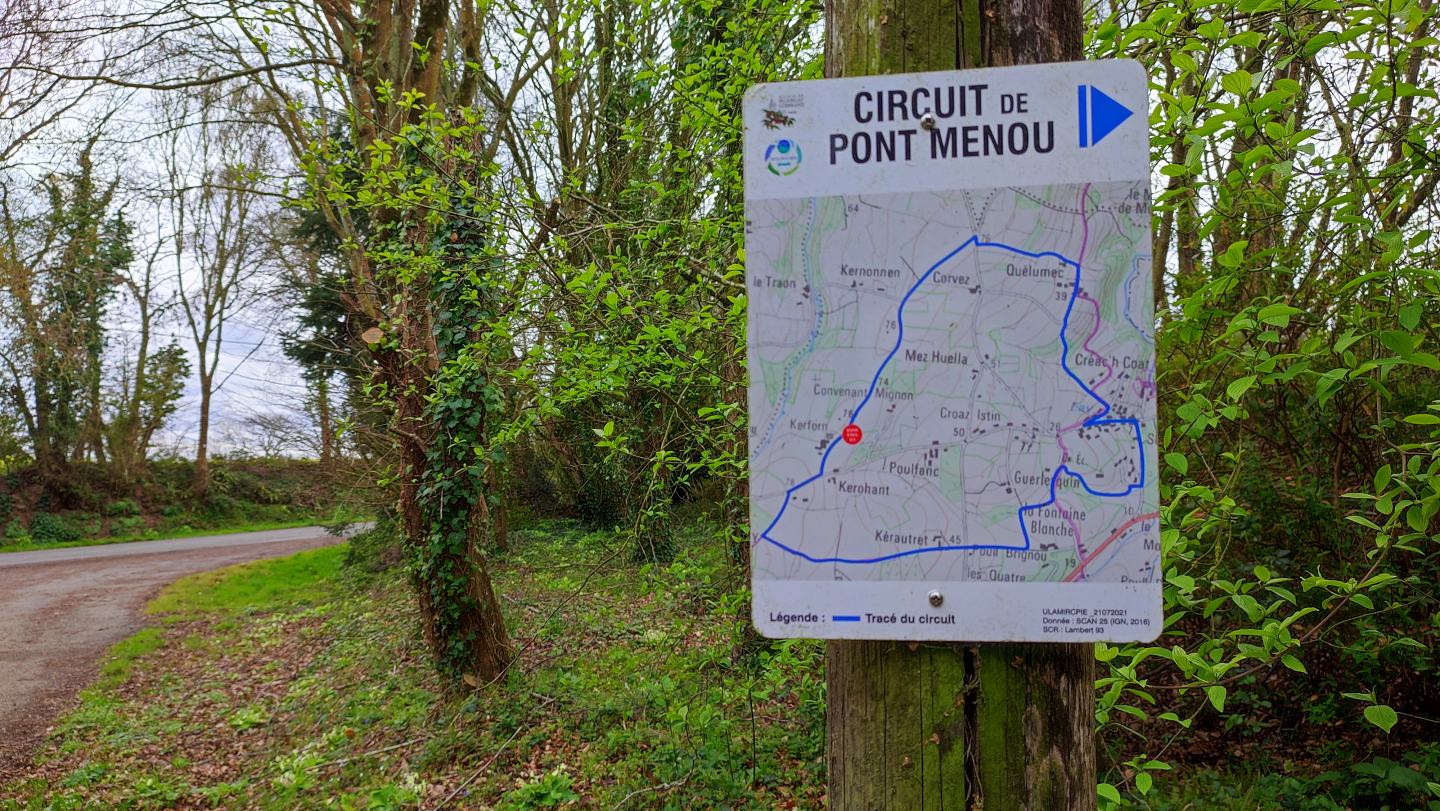 Plan de situation à mi parcours